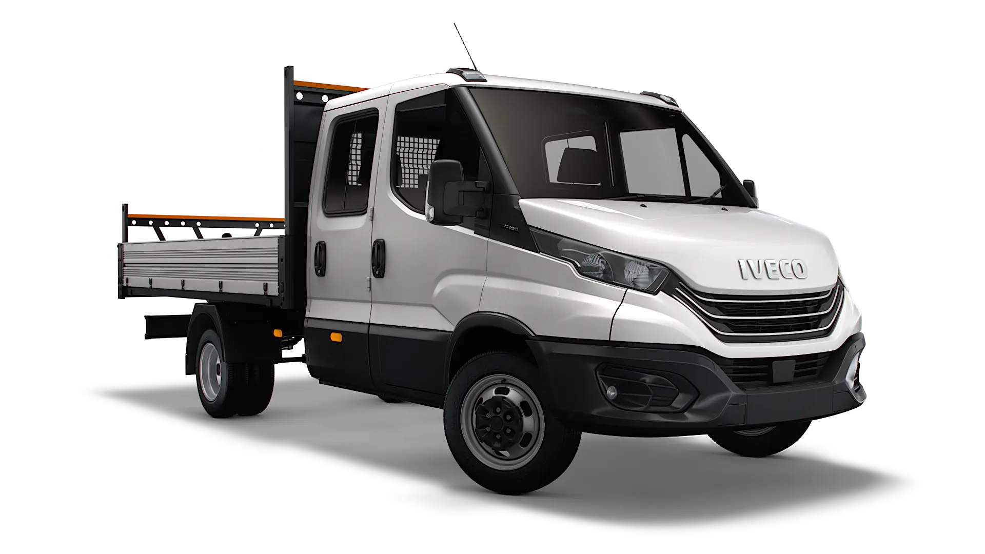 Iveco 7 személyes, platós